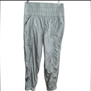 Free People Movement The Way Home Joggers Size S Gray Silver Warm Up Style
